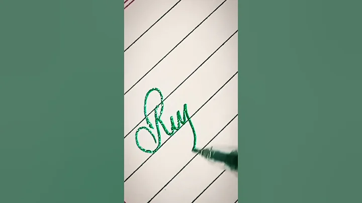 "Riya" in cursive Writing #shorts #name #art