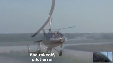 Gyrocopter Accidents Compilation