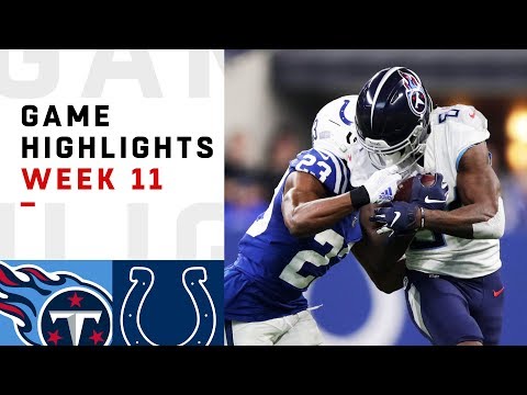 Titans vs. Colts Week 11 Highlights | NFL 2018