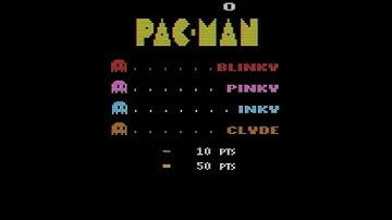 Atari 2600 - Pac Man 8k Homebrew