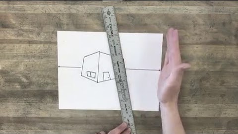 2 Point Perspective Problems 1 (Vertical Lines)