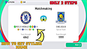 Pes Mobile Add Symbols for STYLISH NAME in Under 2 Minutes | Pes Mobile Tips and Tricks