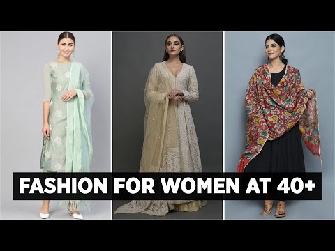 Salwar suit fashion for 40 plus ladies | Ideas for 40 plus women's