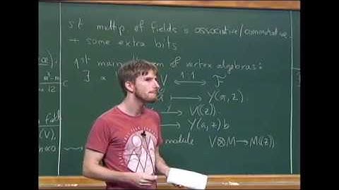 Conference on String Geometries and Dualities - Jethro van Ekeren