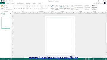 Publisher 2013 Tutorial The File Tab and Backstage View Microsoft Training Lesson 1.4
