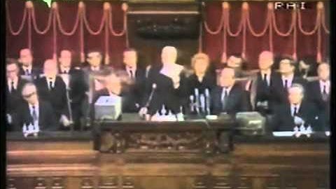 L'elezione di Pertini a Presidente della Republica Italiana