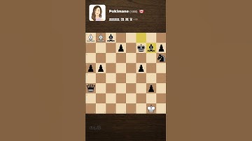 Playing Pokimane bot with just 2 Bishops #chess #pokimane #draw #shorts