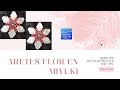 🌺ARETES FLOR MIYUKI DELICA /ARETES FLOR EN MOSTACILLA/ARETES FLOR en MIYUKI  FÁCIL / FLOR MOSTACILLA