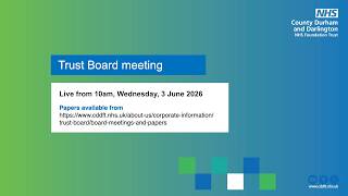 Trust Board Meeting - 3 June 2026