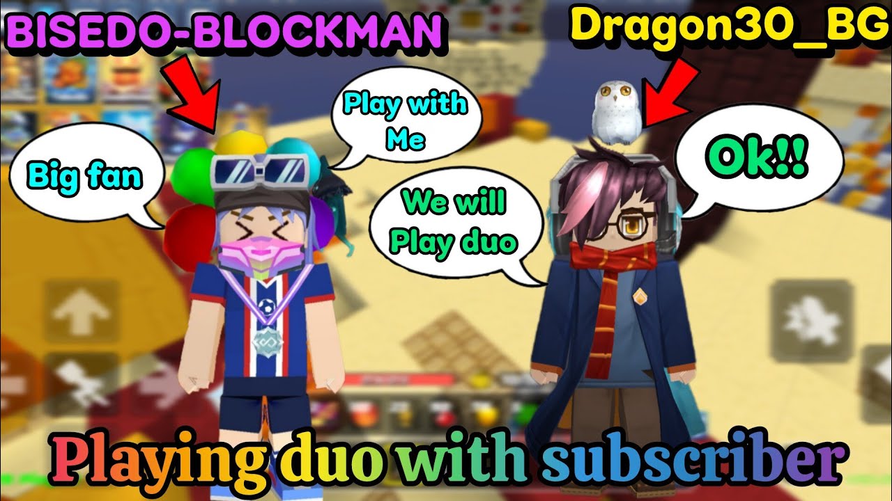 Playing With BISEDO-BLOCKMAN | [Bedwars] (Blockman go) - YouTube