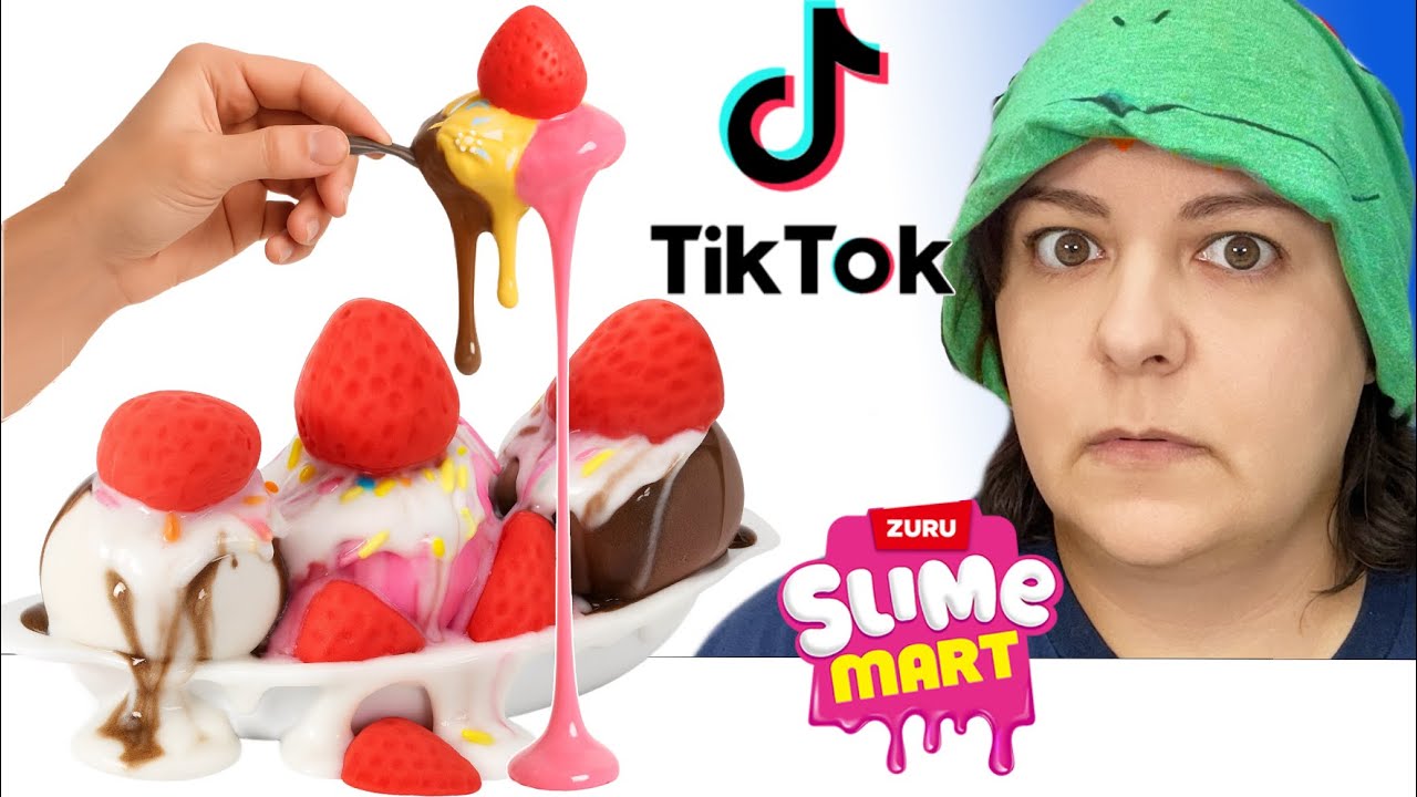 I Try 24 HOUR Of Slime Foods From TikTok