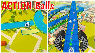 Action Balls - Gameplay walkthrough Part 6 All Levels 64-66 (Android iOS)