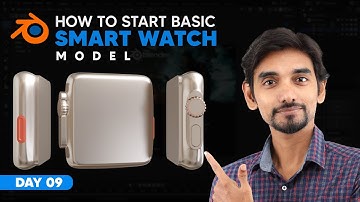 30 Days Product Modeling in blender | How to Smart watch model | blender modeling tutorial 09