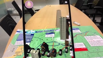 ARKit with Map See-through