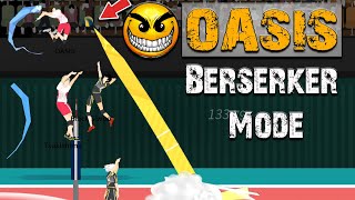 The Spike. OASIS - Berserker Mode. Powerful boom jump and Attack. Volleyball 3x3