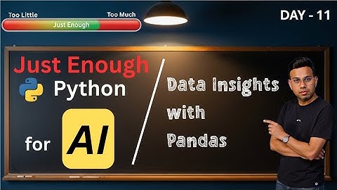 Unlock Data Insights with Pandas GroupBy & Aggregation | Day 11: Just Enough Python for AI