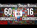  an organ recital given by 60 organists international organ day