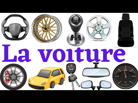 Le Lexique De Voiture En Français Apprendre Les Pièces De Voiture