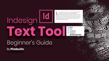 Indesign Text tools [For Beginners] tamil - Indesign with #PirabuOn