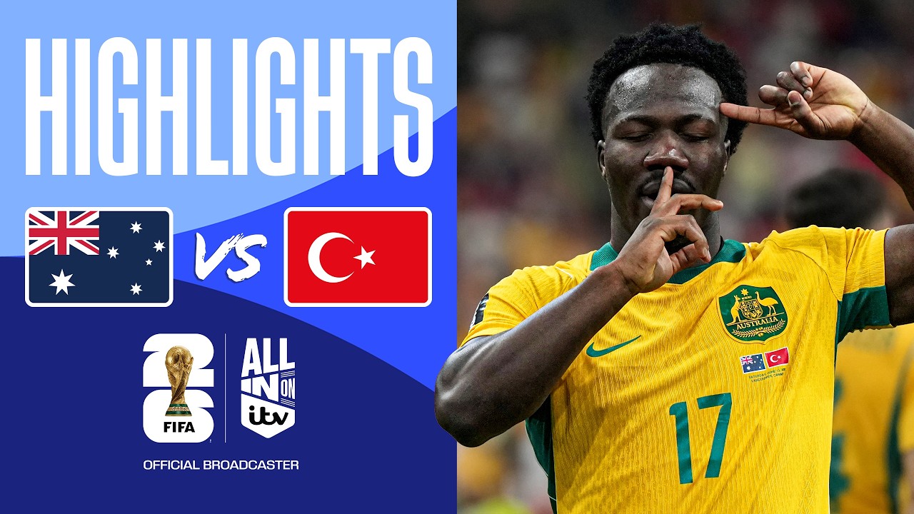 HIGHLIGHTS - Australia v Turkey | Young striker makes history | FIFA World Cup 2026