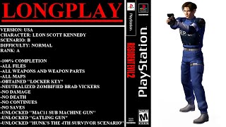 Resident Evil 2 Usa Playstation - Longplay - Leon S Kennedy Scenario B Normal Difficulty