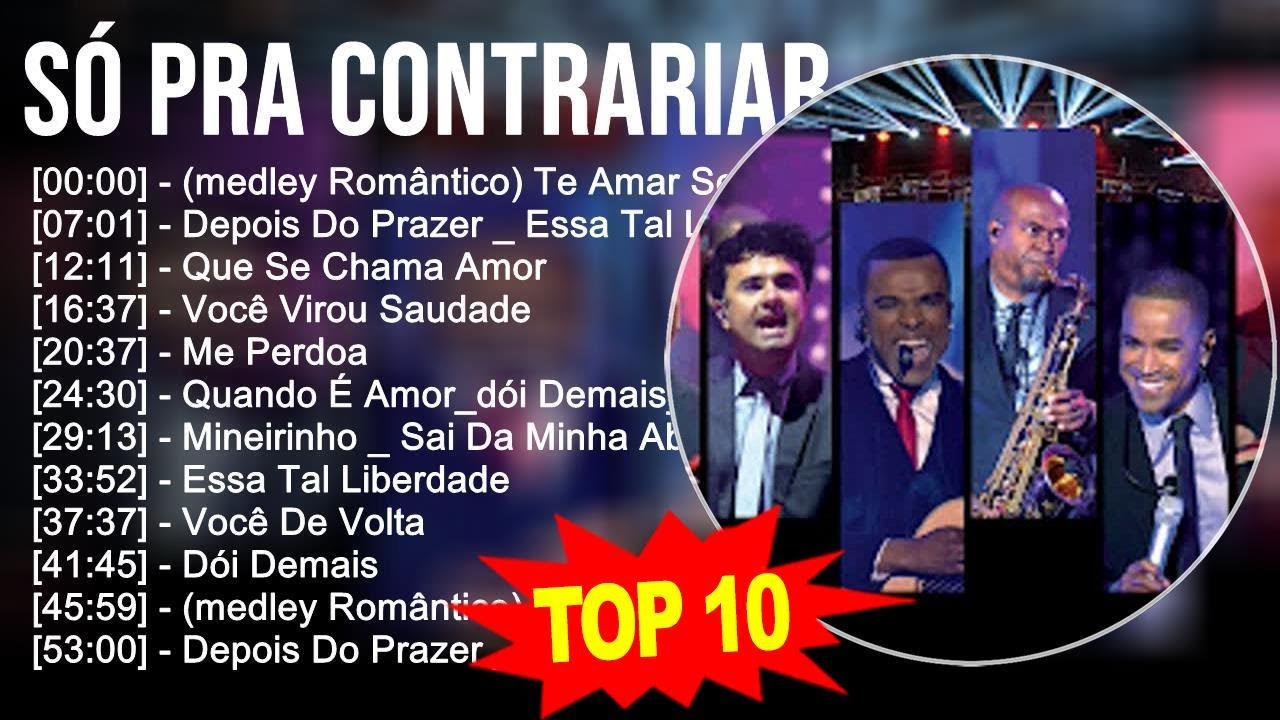 Só Pra Contrariar e o Pagode em 2023  Pagode anos 90, So pra contrariar,  Música do brasil