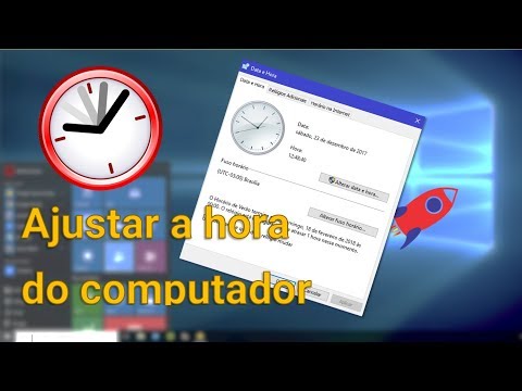 Vídeo: Como Acertar O Relógio Do Computador