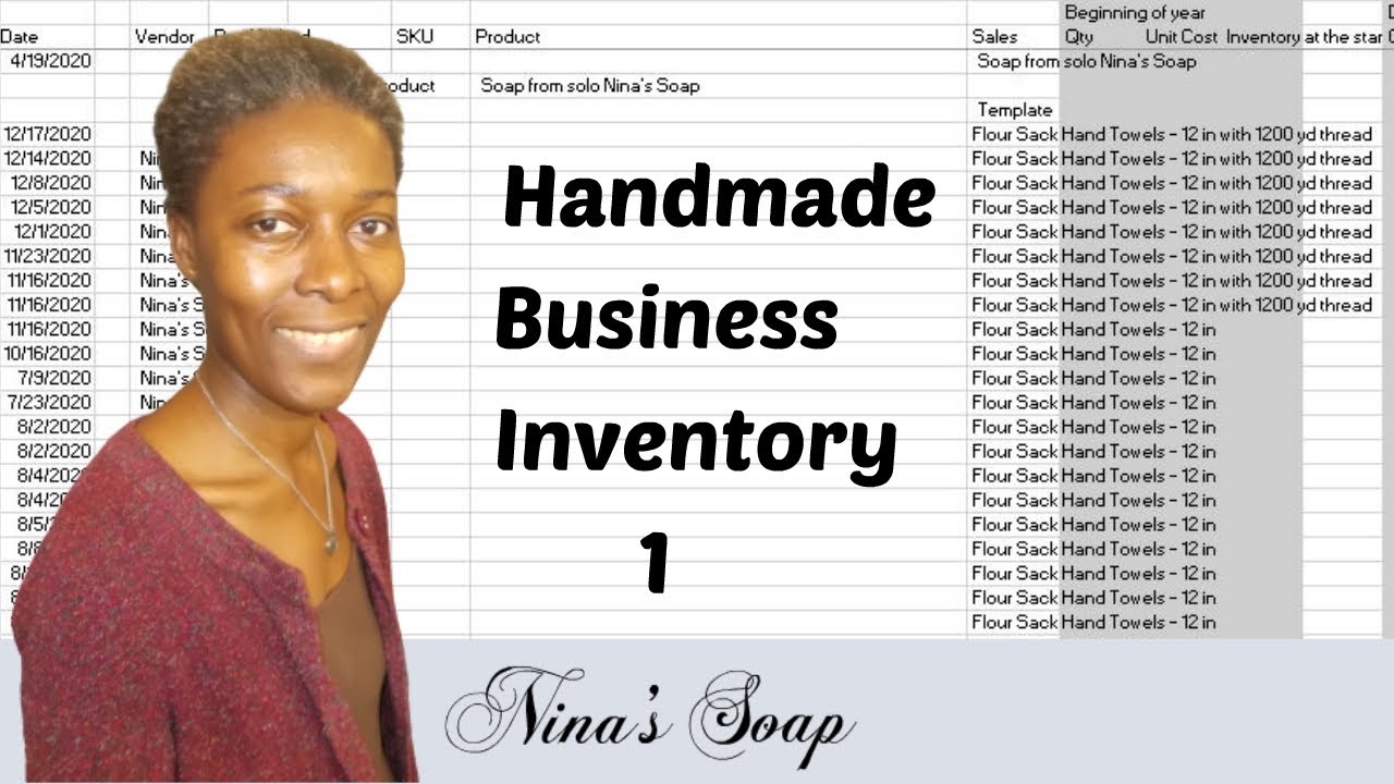 How to Keep Track of Inventory in excel? – Handmade Business – Part 1