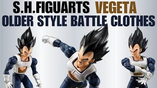 S.H.Figuarts Vegeta Older Style Battle Clothes Unboxing & Review! Dragon Ball Z!!
