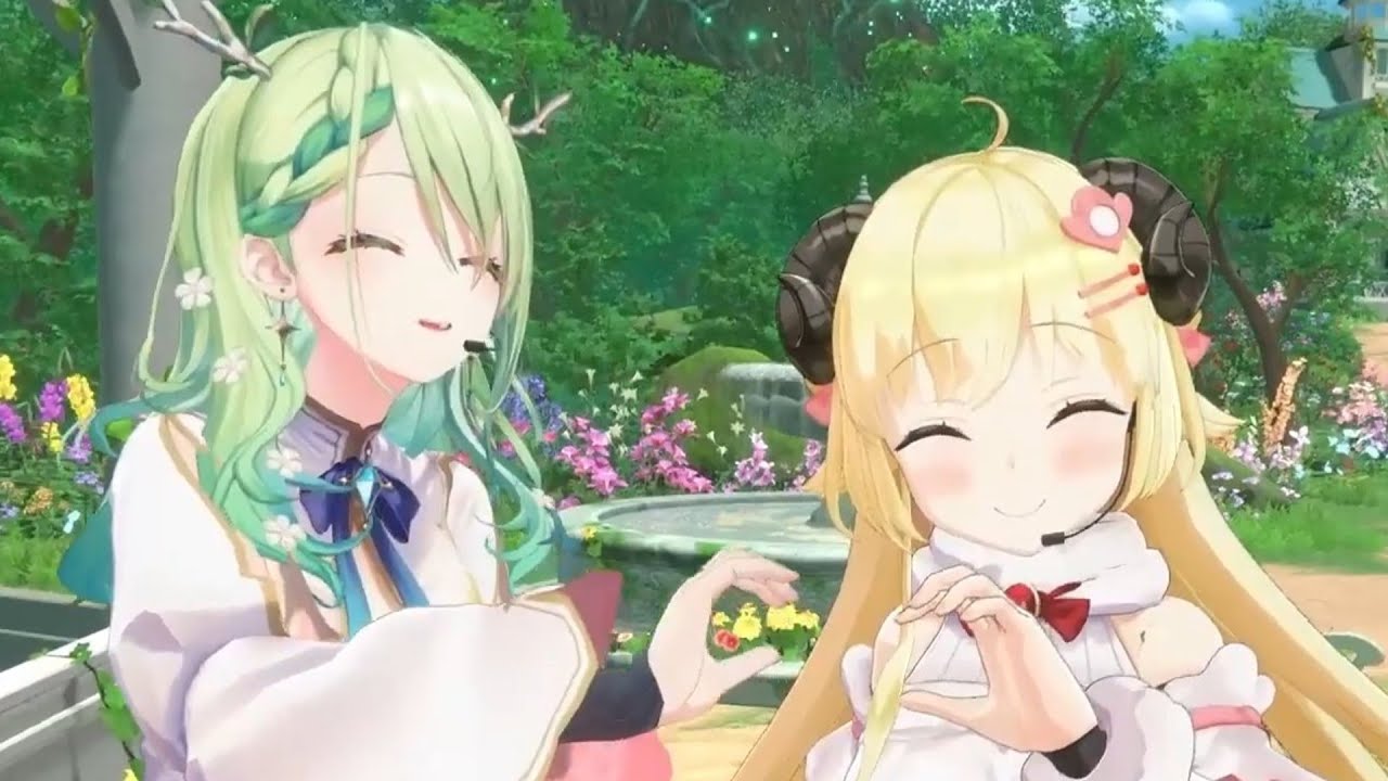 Fauna invited her wife Watame to her 3D showcase