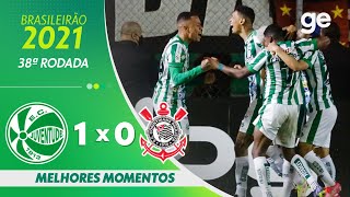 JUVENTUDE 1 X 0 CORINTHIANS | MELHORES MOMENTOS | 38ª RODADA BRASILEIRÃO 2021 | ge.globo