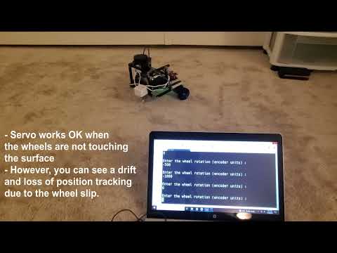 Encoder Odometry and Servo Fail for Mobile Robots Due To Wheel Slip