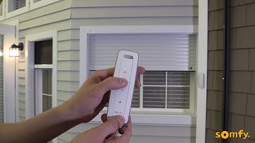 Somfy Powered Rolling Shutter   RTS Clearing all RTS transmitters from motor