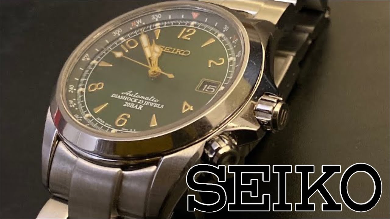 Seiko Alpinist with Strapcode Oyster Bracelet Impressions - YouTube