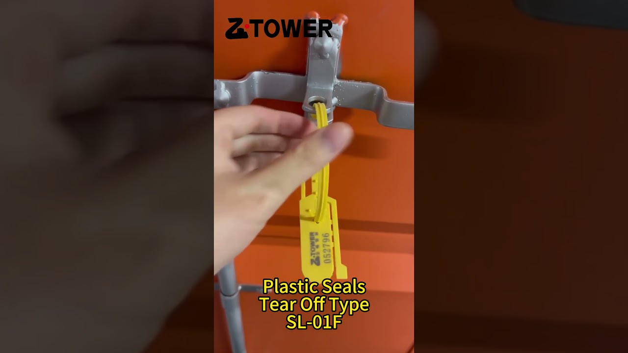 Security Plastic Truck Trail Seals Dosposable Anti Tamper Seals