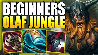 HOW TO CARRY GAMES ON OLAF JUNGLE WITH A BAD START FOR BEGINNERS! - Gameplay Guide League of Legends