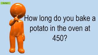 How Long Do You Bake A Potato In The Oven At 450?
