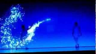 MUST SEE!! Projection Ballet  dancing routine lighting effects (fx) using projection DMX