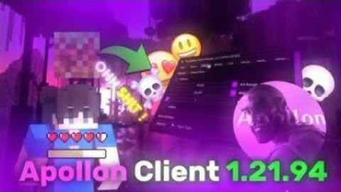 Apollon Client 1.21.94 32/64 bit | MCPE HACKED CLIENT 1.21.94!