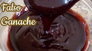 GANACHE COM CHOCOLATE EM PÓ FALSO GANACHE, COMO FAZER GANACHE COM CHOCOLATE EM PÓ