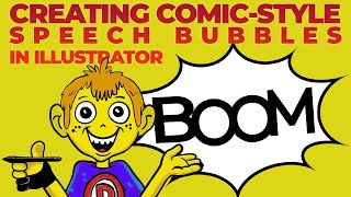 Creating comic-style speech bubbles in Adobe Illustrator #art #design #style #comics 💬💥🧑‍🎨