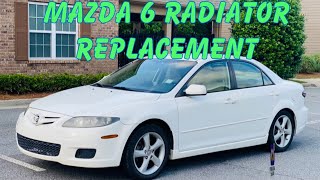 How to replace 2003  2008 Mazda 6 radiator 2.3L