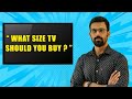 What Size TV Should I Get or Buy for My Room | TV Viewing Distance for 50 55 60 65 70 Inch