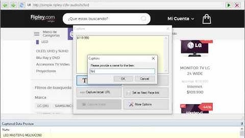 Scraping product data, price from simple.ripley.cl using WebHarvy