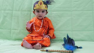 janmashtami special | dressing up my little one as bal krishna | bal krishna getup | krishna theme