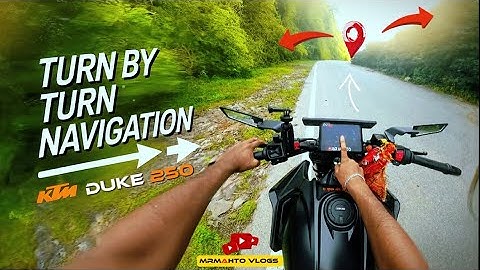 TURN BY TURN NAVIGATION🧭|| KTM DUKE 250/390GEN3 || How to connect or instal apps & navigation work🥳