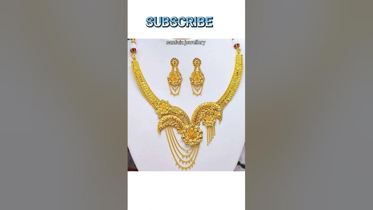 24k gold jewellery set wedding gold jewelry latest gold jewellery collection shorts YouTube