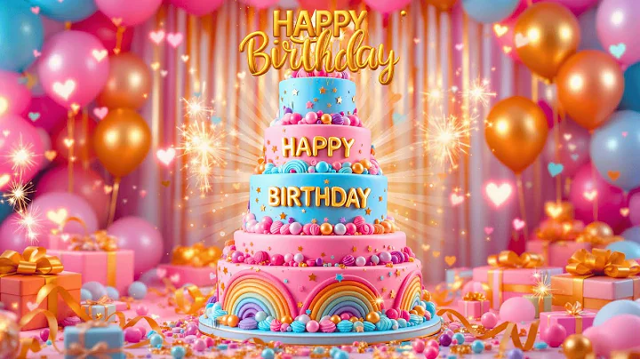 Aesthetic Happy Birthday Song 🎂 Soft & Beautiful