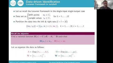 Talk by Pawan Goyal (Max Planck Institute for Dynamics of Complex Technical Systems)