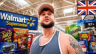 Shocked British Family's FIRST TIME in a Walmart Super-Center! *THIS PLACE IS HUGE*